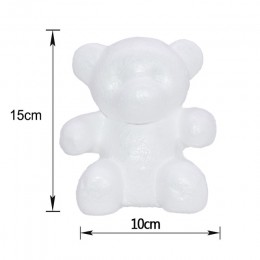 1Pc styropian styropian piankowa piłka róża niedźwiedź białe serce Craft dla DIY strona dekoracji ślub urodziny walentynki preze