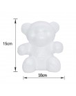 1Pc styropian styropian piankowa piłka róża niedźwiedź białe serce Craft dla DIY strona dekoracji ślub urodziny walentynki preze