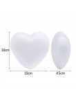 1Pc styropian styropian piankowa piłka róża niedźwiedź białe serce Craft dla DIY strona dekoracji ślub urodziny walentynki preze
