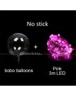Balon Led przezroczysty hel jasne świecące balony z kijami ślubne dekoracje na imprezę urodzinową dzieci LED lekki balon