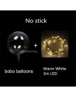 Balon Led przezroczysty hel jasne świecące balony z kijami ślubne dekoracje na imprezę urodzinową dzieci LED lekki balon