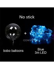 Balon Led przezroczysty hel jasne świecące balony z kijami ślubne dekoracje na imprezę urodzinową dzieci LED lekki balon