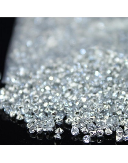 10000 sztuk/paczka 2.5mm Tiny diamentowe konfetti kryształy akrylowe konfetti Wedding Party Decoration DIY rzemiosło upiększeń
