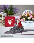 Wesołych kartki świąteczne choinka zimowy prezent karty kirigami świąteczne naklejki dekoracyjne laserowo wycinane nowy rok kart