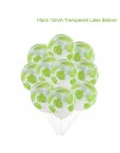 Mięta zielone balony jasnozielone balony balony balony ciemne Rreen balon dekoracje na przyjęcie urodzinowe dzieci dżungla impre