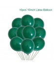 Mięta zielone balony jasnozielone balony balony balony ciemne Rreen balon dekoracje na przyjęcie urodzinowe dzieci dżungla impre