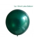 Mięta zielone balony jasnozielone balony balony balony ciemne Rreen balon dekoracje na przyjęcie urodzinowe dzieci dżungla impre