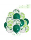Mięta zielone balony jasnozielone balony balony balony ciemne Rreen balon dekoracje na przyjęcie urodzinowe dzieci dżungla impre