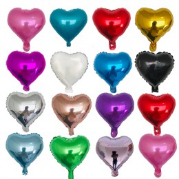 10 sztuk 10 cali serce miłość balon z folii aluminiowej baby shower dziecko urodziny dekoracja na przyjęcie ślubne dostarcza bal