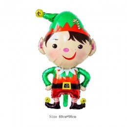Balony foliowe na boże narodzenie święty mikołaj balon bałwanek Globos Xmas Deer Penguin balon ozdoby świąteczne na dom nowy rok