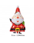 Balony foliowe na boże narodzenie święty mikołaj balon bałwanek Globos Xmas Deer Penguin balon ozdoby świąteczne na dom nowy rok
