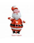 Balony foliowe na boże narodzenie święty mikołaj balon bałwanek Globos Xmas Deer Penguin balon ozdoby świąteczne na dom nowy rok