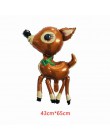 Balony foliowe na boże narodzenie święty mikołaj balon bałwanek Globos Xmas Deer Penguin balon ozdoby świąteczne na dom nowy rok