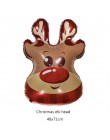 Balony foliowe na boże narodzenie święty mikołaj balon bałwanek Globos Xmas Deer Penguin balon ozdoby świąteczne na dom nowy rok