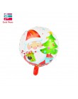Balony foliowe na boże narodzenie święty mikołaj balon bałwanek Globos Xmas Deer Penguin balon ozdoby świąteczne na dom nowy rok