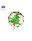 Balony foliowe na boże narodzenie święty mikołaj balon bałwanek Globos Xmas Deer Penguin balon ozdoby świąteczne na dom nowy rok