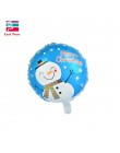 Balony foliowe na boże narodzenie święty mikołaj balon bałwanek Globos Xmas Deer Penguin balon ozdoby świąteczne na dom nowy rok