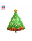Balony foliowe na boże narodzenie święty mikołaj balon bałwanek Globos Xmas Deer Penguin balon ozdoby świąteczne na dom nowy rok