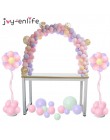 Regulowane Tabletop łuk balonowy zestawy DIY Birthday Party dekoracyjne ślubne balony kolumna stojak Ballon dostaw łańcucha