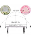 Regulowane Tabletop łuk balonowy zestawy DIY Birthday Party dekoracyjne ślubne balony kolumna stojak Ballon dostaw łańcucha