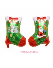 Balony foliowe na boże narodzenie święty mikołaj balon bałwanek Globos Xmas Deer Penguin balon ozdoby świąteczne na dom nowy rok