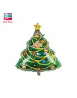 Balony foliowe na boże narodzenie święty mikołaj balon bałwanek Globos Xmas Deer Penguin balon ozdoby świąteczne na dom nowy rok