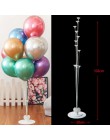 2 zestawy 11 tubek balony z tworzywa sztucznego stoją dekoracje ślubne balony kolumna Baby Shower Party balon wystrój dorosłych 