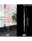 2 zestawy 11 tubek balony z tworzywa sztucznego stoją dekoracje ślubne balony kolumna Baby Shower Party balon wystrój dorosłych 