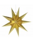 10 kolorów ozdób choinkowych 30cm 12 ''do zawieszenia z papieru Star lampiony dekoracyjne festiwal nowy rok świąteczne dekoracje