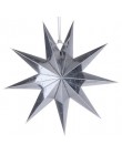 10 kolorów ozdób choinkowych 30cm 12 ''do zawieszenia z papieru Star lampiony dekoracyjne festiwal nowy rok świąteczne dekoracje