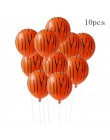 WEIGAO Jungle Party baner urodzinowy Garland liczba zwierząt cyfrowe balony pierwszy Baby Boy dekoracja urodzinowa dla dzieci