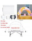 2 zestawy 11 tubek balony z tworzywa sztucznego stoją dekoracje ślubne balony kolumna Baby Shower Party balon wystrój dorosłych 