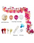 2 zestawy 11 tubek balony z tworzywa sztucznego stoją dekoracje ślubne balony kolumna Baby Shower Party balon wystrój dorosłych 
