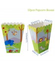 WEIGAO Jungle Party baner urodzinowy Garland liczba zwierząt cyfrowe balony pierwszy Baby Boy dekoracja urodzinowa dla dzieci