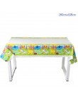 WEIGAO Jungle Party baner urodzinowy Garland liczba zwierząt cyfrowe balony pierwszy Baby Boy dekoracja urodzinowa dla dzieci