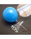 2 zestawy 11 tubek balony z tworzywa sztucznego stoją dekoracje ślubne balony kolumna Baby Shower Party balon wystrój dorosłych 