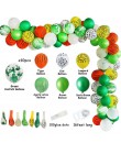 WEIGAO Jungle Party baner urodzinowy Garland liczba zwierząt cyfrowe balony pierwszy Baby Boy dekoracja urodzinowa dla dzieci