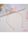 Chicinlife różowe złoto litery bride to be balon foliowy z pałąkiem na głowę Tiara wieczór panieński dekoracje ślubne wieczór pa