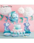 JOY-ENLIFE 1. Wszystkiego najlepszego z okazji urodzin zestaw imprezowy syreny imprezowa zastawa stołowa papierowe kubki płyta l