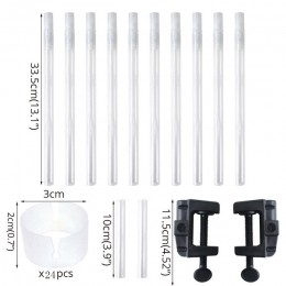 Regulowane Tabletop łuk balonowy zestawy DIY Birthday Party dekoracyjne ślubne balony kolumna stojak Ballon dostaw łańcucha