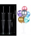 Regulowane Tabletop łuk balonowy zestawy DIY Birthday Party dekoracyjne ślubne balony kolumna stojak Ballon dostaw łańcucha