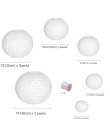 30 sztuk białe lampiony papierowe/Led Lights różnych rozmiarów 4 "-14" chiński Lampion na wesela Baby Shower Xmas imprezy i wyda