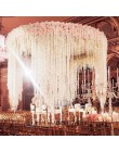 100CM sztuczny kwiat wiśni winorośli jedwabne kwiaty Sakura na wesele wystrój sufitu fałszywy garland arch bluszcz diy party dec