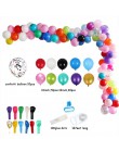 Regulowane Tabletop łuk balonowy zestawy DIY Birthday Party dekoracyjne ślubne balony kolumna stojak Ballon dostaw łańcucha