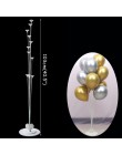 Regulowane Tabletop łuk balonowy zestawy DIY Birthday Party dekoracyjne ślubne balony kolumna stojak Ballon dostaw łańcucha