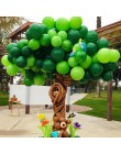 Zielona palma liść balony zielone balony tropikalne hawaje strona balony impreza w stylu Safari Balon dżungla motyw zwierząt bal