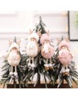 Wiszące lalki anioł ozdoby choinkowe dla domu 2019 przedmioty bożonarodzeniowe wisiorek ozdoba świąteczna Navidad Noel nowy rok 