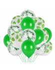 Zielona palma liść balony zielone balony tropikalne hawaje strona balony impreza w stylu Safari Balon dżungla motyw zwierząt bal