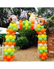 Zielona palma liść balony zielone balony tropikalne hawaje strona balony impreza w stylu Safari Balon dżungla motyw zwierząt bal