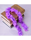 100CM sztuczny kwiat wiśni winorośli jedwabne kwiaty Sakura na wesele wystrój sufitu fałszywy garland arch bluszcz diy party dec